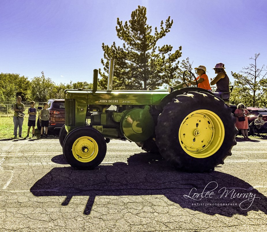 In parade in Chino Valley yesterday